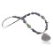Large $290 Certified Authentic Navajo .925 Sterling Silver Natural Turquoise Amethyst Native American Necklace 390685575292