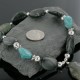 Certified Authentic Navajo .925 Sterling Silver Natural Turquoise Jasper Native American Necklace 15383-3-0
