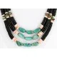 3 Strand Navajo .925 Sterling Silver Graduated Heishi, Spiny Oyster and TURQUOISE Neckalce Native American Necklace 391013591825 3 Strand Navajo .925 Sterling Silver Graduated Heishi, Spiny Oyster and TURQUOISE Neckalce Native American Necklace 391013591825