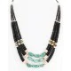 3 Strand Navajo .925 Sterling Silver Graduated Heishi, Spiny Oyster and TURQUOISE Neckalce Native American Necklace 391013591825 3 Strand Navajo .925 Sterling Silver Graduated Heishi, Spiny Oyster and TURQUOISE Neckalce Native American Necklace 391013591825