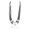 Large $400 Certified Authentic 3 Strand Navajo .925 Sterling Silver Graduated Heishi and Turquoise Native American Multi strand Necklace 390763440780