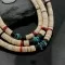 3 Strand Navajo .925 Sterling Silver Graduated Melon Shell and Coral Native American Necklace 370974617429 3 Strand Navajo .925 Sterling Silver Graduated Melon Shell and Coral Native American Necklace 370974617429