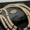 3 Strand Navajo .925 Sterling Silver Graduated Melon Shell and Coral Native American Necklace 370974617429 3 Strand Navajo .925 Sterling Silver Graduated Melon Shell and Coral Native American Necklace 370974617429
