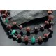 Large 2 Strand Navajo .925 Sterling Silver Turquoise and Red Tigers Eye Native American Necklace 370812723049 Large 2 Strand Navajo .925 Sterling Silver Turquoise and Red Tigers Eye Native American Necklace 370812723049