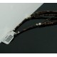 Large Certified Authentic 2 Strand Navajo Native .925 Sterling Silver Turquoise and Jasper Native American Necklace 15486-86
