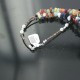 Large Certified Authentic 2 Strand Navajo .925 Sterling Silver Multicolor Natural Stone Native American Necklace 370909194651