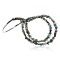 Large Certified Authentic 2 Strand Navajo .925 Sterling Silver Multicolor Natural Stone Native American Necklace 390642624449