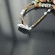 Large Certified Authentic 2 Strand Navajo .925 Sterling Silver Multicolor Natural Stone Native American Necklace 390672450223 Large Certified Authentic 2 Strand Navajo .925 Sterling Silver Multicolor Natural Stone Native American Necklace 390672450223