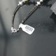 Large Certified Authentic 2 Strand Navajo .925 Sterling Silver Multicolor Natural Stone Native American Necklace 390681843275