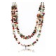 Large Certified Authentic 2 Strand Navajo .925 Sterling Silver Multicolor Stones Native American Necklace 15862-3 Large Certified Authentic 2 Strand Navajo .925 Sterling Silver Multicolor Stones Native American Necklace 15862-3