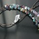 Large Certified Authentic 2 Strand Navajo .925 Sterling Silver Multicolor Stones Native American Necklace 390679804514