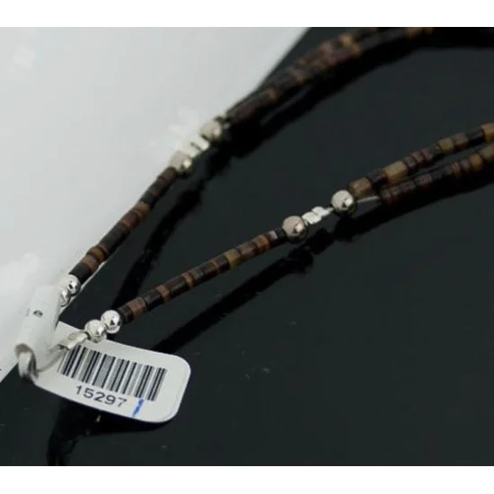Large 2 Strand Navajo .925 Sterling Silver Natural Turquoise and Carnelian Native American Necklace 15297-1 Large 2 Strand Navajo .925 Sterling Silver Natural Turquoise and Carnelian Native American Necklace 15297-1
