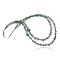 Large Certified Authentic 2 Strand Navajo .925 Sterling Silver Natural Turquoise and Jade Native American Necklace 390618542389
