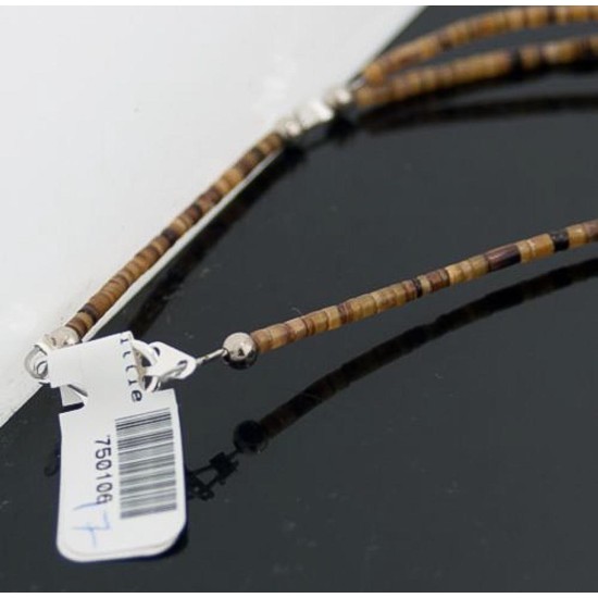 Large Certified Authentic 2 Strand Navajo .925 Sterling Silver Natural Turquoise and LAPIS Native American Necklace 390611034881