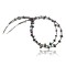 Large Certified Authentic 2 Strand Navajo .925 Sterling Silver Turquoise and Amethyst Native American Necklace 750106-19