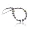 Large Certified Authentic 2 Strand Navajo .925 Sterling Silver Turquoise and Amethyst Native American Necklace 750106-23