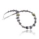 Large Certified Authentic 2 Strand Navajo .925 Sterling Silver Turquoise and Amethyst Native American Necklace 750106-23