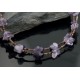 Large Certified Authentic 2 Strand Navajo .925 Sterling Silver Turquoise and Amethyst Native American Necklace 750106-23