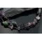 Large 2 Strand Navajo .925 Sterling Silver Turquoise and Amethyst Native American Necklace 750106-9