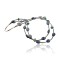 Large Certified Authentic 2 Strand Navajo Native .925 Sterling Silver Lapis and Magnesite Native American Multi Strand Necklace 370794600549