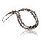 Large Certified Authentic 2 Strand Navajo Native .925 Sterling Silver Multicolor Natural Stone Native American Necklace 15634-6