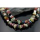Large Certified Authentic 2 Strand Navajo Native .925 Sterling Silver Multicolor Natural Stone Native American Necklace 390605187231