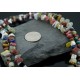 Large Certified Authentic 2 Strand Navajo Native .925 Sterling Silver Multicolor Natural Stone Native American Necklace 390605187231