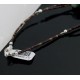 Large Certified Authentic 2 Strand Navajo Native .925 Sterling Silver Multicolor Natural Stone Native American Necklace 390608006843
