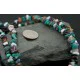Large 2 Strand Navajo Native .925 Sterling Silver Multicolor Stones Native American Necklace 390593126019 Large 2 Strand Navajo Native .925 Sterling Silver Multicolor Stones Native American Necklace 390593126019