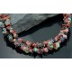Large Certified Authentic 2 Strand Navajo Native .925 Sterling Silver Multicolor Stones Native American Necklace 390603321278