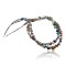 Large Certified Authentic 2 Strand Navajo Native .925 Sterling Silver Multicolor Stones Native American Necklace 390611867857