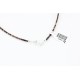 Large Certified Authentic 3 Strand Navajo .925 Sterling Silver Multicolor Natural Stone Native American Necklace 371034229410