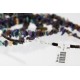 Large Certified Authentic 3 Strand Navajo .925 Sterling Silver Multicolor Stones Native American Necklace 15795-4