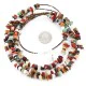 Large 3 Strand Navajo .925 Sterling Silver Multicolor Stones Native American Necklace 15863-3 Large 3 Strand Navajo .925 Sterling Silver Multicolor Stones Native American Necklace 15863-3