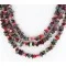 Large 3 Strand Navajo .925 Sterling Silver Multicolor Stones Native American Necklace 371008947120 Large 3 Strand Navajo .925 Sterling Silver Multicolor Stones Native American Necklace 371008947120