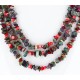 Large Certified Authentic 3 Strand Navajo .925 Sterling Silver Multicolor Stones Native American Necklace 371008947120 Large Certified Authentic 3 Strand Navajo .925 Sterling Silver Multicolor Stones Native American Necklace 371008947120