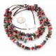 Large Certified Authentic 3 Strand Navajo .925 Sterling Silver Multicolor Stones Native American Necklace 371008947120 Large Certified Authentic 3 Strand Navajo .925 Sterling Silver Multicolor Stones Native American Necklace 371008947120