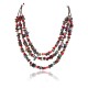 Large Certified Authentic 3 Strand Navajo .925 Sterling Silver Multicolor Stones Native American Necklace 371008947120 Large Certified Authentic 3 Strand Navajo .925 Sterling Silver Multicolor Stones Native American Necklace 371008947120