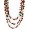 Large Certified Authentic 3 Strand Navajo .925 Sterling Silver Multicolor Stones Native American Necklace 371037281354