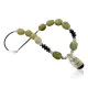 Large Navajo .925 Sterling Silver Black Onyx Agate Native American Necklace 15213-24 Large Navajo .925 Sterling Silver Black Onyx Agate Native American Necklace 15213-24