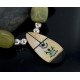 Large Certified Authentic Navajo .925 Sterling Silver Black Onyx Agate Native American Necklace 15213-24