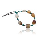 Large Certified Authentic Navajo .925 Sterling Silver Carnelian and Turquoise Native American Necklace 390608421946