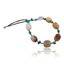 Large Navajo .925 Sterling Silver Carnelian and Turquoise Native American Necklace 390608421946