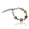 Large Certified Authentic Navajo .925 Sterling Silver Carnelian and Turquoise Native American Necklace 390608421946
