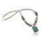 Large Certified Authentic Navajo .925 Sterling Silver Graduated Heishi Turquoise Native American Necklace 390612292358