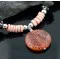Large Navajo .925 Sterling Silver Graduated Heishi, Turquoise, Quartz Native American Necklace 370830721814