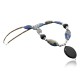 Large Certified Authentic Navajo .925 Sterling Silver LAPIS Black ONYX Native American Necklace 370832548886