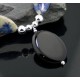 Large Certified Authentic Navajo .925 Sterling Silver LAPIS Black ONYX Native American Necklace 370832548886