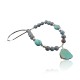 Large Certified Authentic Navajo .925 Sterling Silver Magnesite and Agate Native American Necklace 390579545770