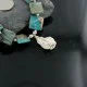 Large Navajo .925 Sterling Silver Magnesite & Jasper Native American Necklace 390667079828 Large Navajo .925 Sterling Silver Magnesite & Jasper Native American Necklace 390667079828